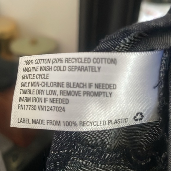 NWT Kika Vargas x Target Women's Blue Scalloped Button Front Blouse L - Picture 9 of 9